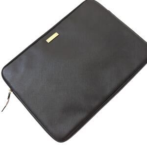 Kate Spade New York Black Laptop Case Padded Computer Sleeve 13x9.5 Pink Padded